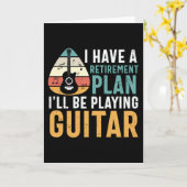 Pensioenregeling voor gitaren kaart (Gele Bloem)