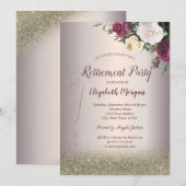 Pensioenregeling voor glanzend glas kaart (Voorkant / Achterkant)