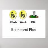 Pensioenregeling: werk, werk, dat Poster (Voorkant)