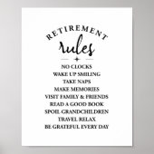 Pensioenregels - omarm de vreugde van een nieuw ho poster (Voorkant)