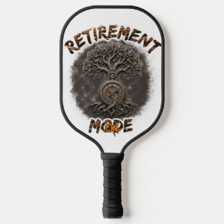 Pensioenstemming op pickleball paddle
