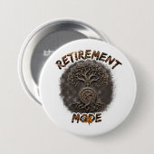 Pensioenstemming op ronde button 7,6 cm (Voorkant /achterkant)