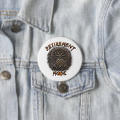 Pensioenstemming op ronde button 7,6 cm (In situ)