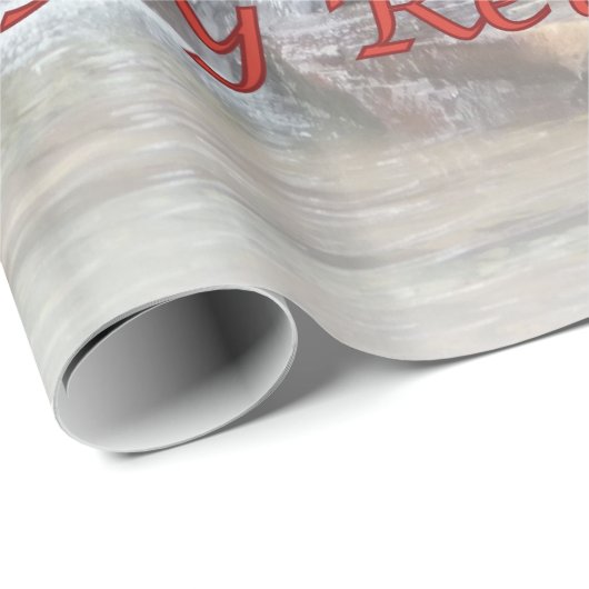 Pensioentuinpapier voor watervalcascade cadeaupapier (Rol Hoek)