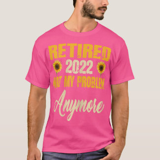 Pensioenuitkering 2022 Zonnebloem in ruste 2022 T-shirt