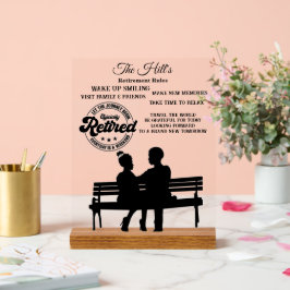 Pensioenuitkering Acryl Bord