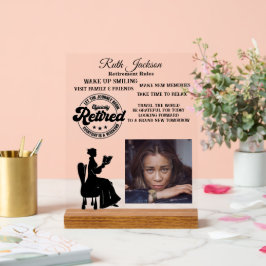 Pensioenuitkering Acryl Bord