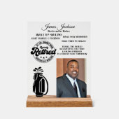 Pensioenuitkering Acryl Bord (Voorkant)