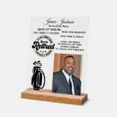 Pensioenuitkering Acryl Bord (Hoek)