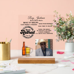 Pensioenuitkering Acryl Bord