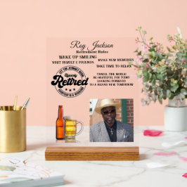 Pensioenuitkering Acryl Bord