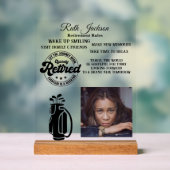 Pensioenuitkering Acryl Bord (Neutraal)