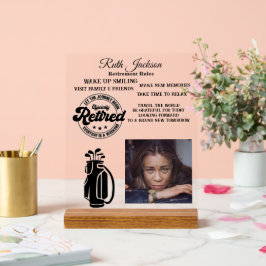 Pensioenuitkering Acryl Bord