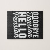 Pensioenuitkering, afscheid Hallo Pensioen Legpuzzel (Horizontaal)