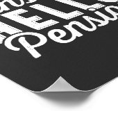 Pensioenuitkering, afscheid Hallo Pensioen Poster (Hoek)