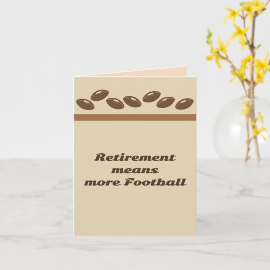 Pensioenuitkering betekent meer Football kaart (Gele Bloem)