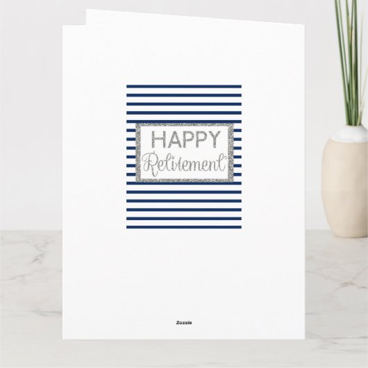 Pensioenuitkering blauw en zilver kaart