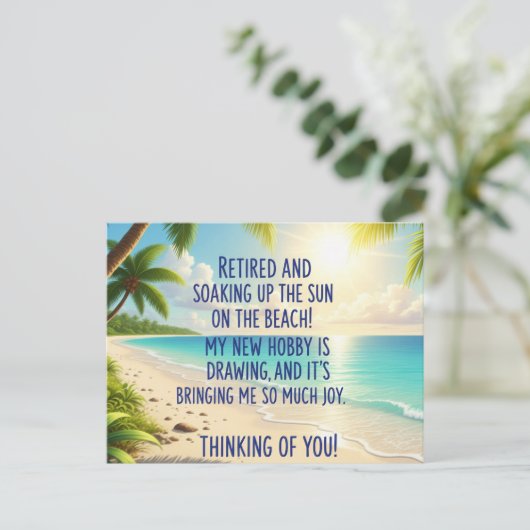 Pensioenuitkering Briefkaart (Staand voorkant)