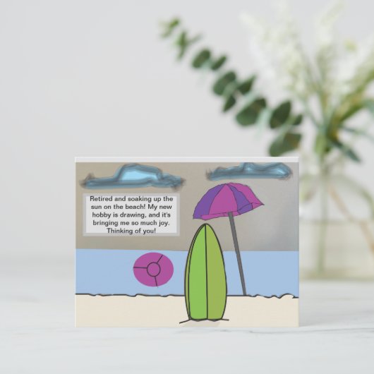 Pensioenuitkering Briefkaart (Staand voorkant)