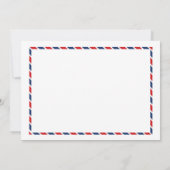 Pensioenuitkering Briefkaart Post Card Red Blue (Achterkant)