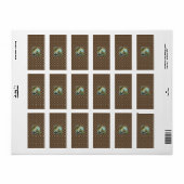 Pensioenuitkering Chocolate Mini Snoep Wrapper Etiket (Full Sheet)