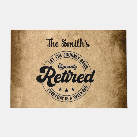 Pensioenuitkering Deurmat (Voorkant)