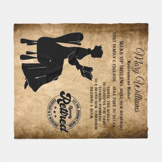 Pensioenuitkering Fleece Deken (Voorkant (Horizontaal))