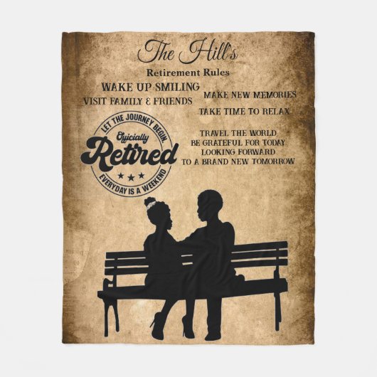 Pensioenuitkering Fleece Deken (Voorkant)