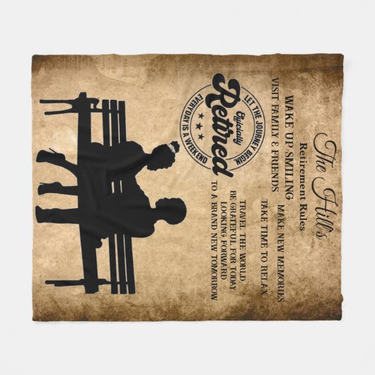 Pensioenuitkering Fleece Deken (Voorkant (Horizontaal))