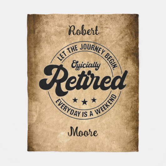 Pensioenuitkering Fleece Deken (Voorkant)