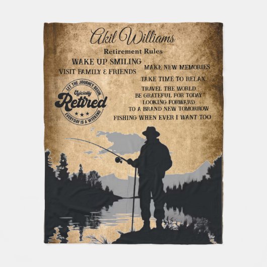 Pensioenuitkering Fleece Deken (Voorkant)