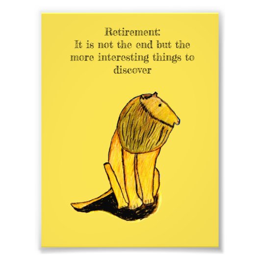 Pensioenuitkering Foto Afdruk (Voorkant)