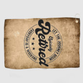 Pensioenuitkering Golfhanddoek (Horizontaal)