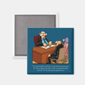 Pensioenuitkering Humor Magnet Party Favor (Voorkant / Achterkant)