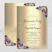 Pensioenuitkering I van glanzend glas Kaart (Voorkant / Achterkant)