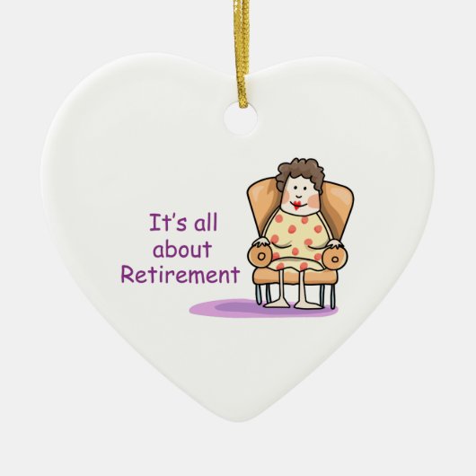 Pensioenuitkering Keramisch Ornament (Voorkant)