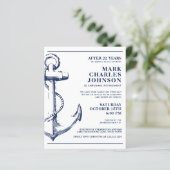 Pensioenuitkering Nautical Anchor Navy (Staand voorkant)