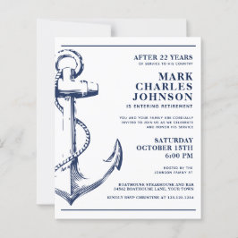 Pensioenuitkering Nautical Anchor Navy