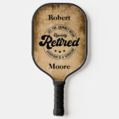 Pensioenuitkering Pickleball Paddle (Achterkant)