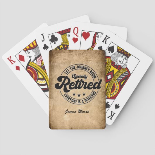 Pensioenuitkering Pokerkaarten (Achterkant)