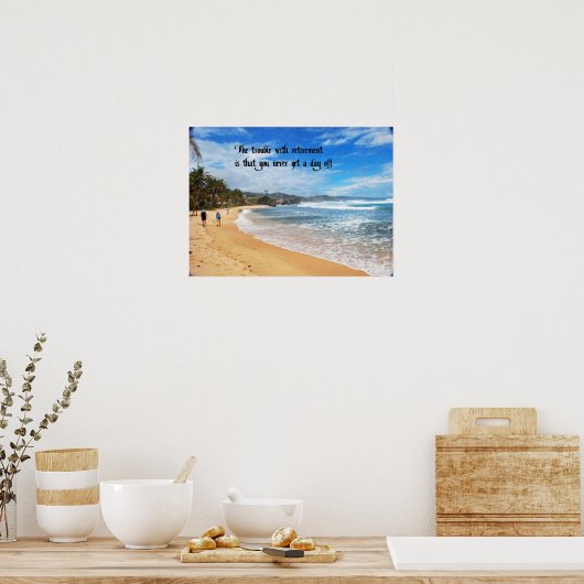 Pensioenuitkering Poster (Keuken)