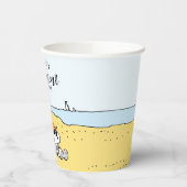 Pensioenuitkering | Snoopy & Woodstock op het stra Papieren Bekers (Links)