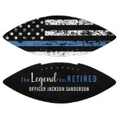 Pensioenuitkering van politie Thin Blue Line Ameri American Football (Panelen)