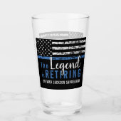 Pensioenuitkering van politie Thin Blue Line Ameri Glas (Voorkant)