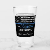 Pensioenuitkering van politie Thin Blue Line Ameri Glas (Voorkant)