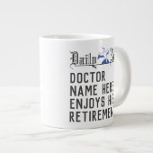 Pensioenuitkering voor een arts grote koffiekop (Voorkant rechts)