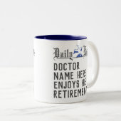 Pensioenuitkering voor een Mok van een dokter Koff (Voorkant rechts)