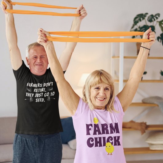 Pensioenuitkering voor Funny Farmers T-shirt