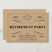 Pensioenuitvindingen -  Scrollwork Kaart (Voorkant / Achterkant)