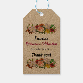 Pensioenviering Label Cadeaulabel